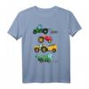 4 Traktoren & Landmaschinen T-Shirt für Jungen – Bauernhof-Landmaschinen Geschenkidee für Kinder, Traktorfahrer & Landwirtskinder