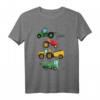 4 Traktoren & Landmaschinen T-Shirt für Jungen – Bauernhof-Landmaschinen Geschenkidee für Kinder, Traktorfahrer & Landwirtskinder