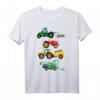 4 Traktoren & Landmaschinen T-Shirt für Jungen – Bauernhof-Landmaschinen Geschenkidee für Kinder, Traktorfahrer & Landwirtskinder