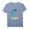 Kinder 5. Geburtstag Pirat T-Shirt für Jungen mit Schiff, Schatzkiste & Totenkopf - Perfektes Geburtstagsoutfit & Geschenkidee