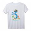 Kinder 5. Geburtstag Pirat T-Shirt für Jungen mit Schiff, Schatzkiste & Totenkopf - Perfektes Geburtstagsoutfit & Geschenkidee