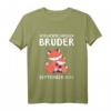 Kinder Ich werde Bruder September 2022 T-Shirt – Personalisiertes Baby- und Geschwistergeschenk