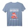 Kinder Ich werde Bruder September 2022 T-Shirt – Personalisiertes Baby- und Geschwistergeschenk