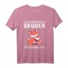 Kinder Ich werde Bruder September 2022 T-Shirt – Personalisiertes Baby- und Geschwistergeschenk
