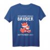 Kinder Ich werde Bruder September 2022 T-Shirt – Personalisiertes Baby- und Geschwistergeschenk