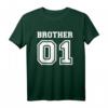 Bruder 01 T-Shirt – Klassisches Geschenk für Geschwister, Liebe zum Bruder zeigen, hochwertig mit doppeltem Saum