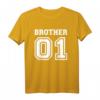 Bruder 01 T-Shirt – Klassisches Geschenk für Geschwister, Liebe zum Bruder zeigen, hochwertig mit doppeltem Saum