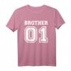 Bruder 01 T-Shirt – Klassisches Geschenk für Geschwister, Liebe zum Bruder zeigen, hochwertig mit doppeltem Saum