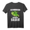 Ich Werde Großer Bruder Dinosaurier T-Shirt - Perfektes Geschenk zur Geschwisterankündigung für den großen Bruder