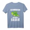 Ich Werde Großer Bruder Dinosaurier T-Shirt - Perfektes Geschenk zur Geschwisterankündigung für den großen Bruder