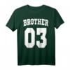 Brother 03 Geschenk für den großen Bruder & kleinen Bruder - Lustiges Highschool Style T-Shirt für HapDog, Weihnachten & Familienfeste