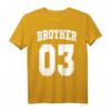 Brother 03 Geschenk für den großen Bruder & kleinen Bruder - Lustiges Highschool Style T-Shirt für HapDog, Weihnachten & Familienfeste