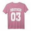 Brother 03 Geschenk für den großen Bruder & kleinen Bruder - Lustiges Highschool Style T-Shirt für HapDog, Weihnachten & Familienfeste