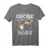 Ich Bin Der Große Bruder Das Macht Mich Zum Boss Dinosaurier T-Shirt - Lustiges Kinder T-Shirt für werdende große Brüder