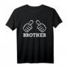 Bruder Daumen T-Shirt - Lustiges Geschwister Geschenk für Baby-Bekunden, Bachelor & Junggesellenabschied