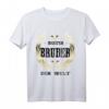 Bester Bruder der Welt Geschenkidee – Lustiges T-Shirt mit Lorbeerkranz für Brüder & Familienmitglieder zum Geburtstag, Weihnachten & mehr