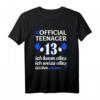 13. Geburtstag Jungen T-Shirt – Official Teenager Shirt zum 13. Geburtstag, lustiges Geschenk & Party-Outfit