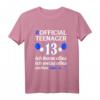 13. Geburtstag Jungen T-Shirt – Official Teenager Shirt zum 13. Geburtstag, lustiges Geschenk & Party-Outfit