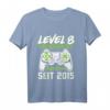 Kinder Geburtstagsshirt für Jungen - Level 8 freigeschaltet, Gaming Controller Motiv, Geschenk zum 8. Geburtstag, perfekt für Party & LAN-Party