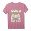 Kinder Geburtstagsshirt für Jungen - Level 8 freigeschaltet, Gaming Controller Motiv, Geschenk zum 8. Geburtstag, perfekt für Party & LAN-Party