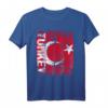 TÜRKEI Flagge T-Shirt für Damen, Herren & Kinder – Klassisch geschnitten mit doppeltem Saum, perfektes Outfit für türkischen Nationalstolz