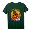 Santa Cruz California Vintage Retro T-Shirt – Surfer & Paddler Geschenk im 80er Style mit Strand- und Sonnenuntergang-Motiv