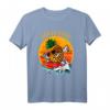 Santa Cruz California Vintage Retro T-Shirt – Surfer & Paddler Geschenk im 80er Style mit Strand- und Sonnenuntergang-Motiv
