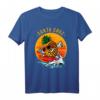 Santa Cruz California Vintage Retro T-Shirt – Surfer & Paddler Geschenk im 80er Style mit Strand- und Sonnenuntergang-Motiv