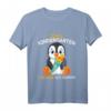 Kinder Schulkind 2024 Pinguin T-Shirt – Lustiges Einschulungsgeschenk für Jungen und Mädchen, perfekter Blickfang bei der Einschulungsfeier