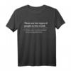 Two Types of People - Extrapolate Incomplete Data T-Shirt für Statistik, Data Science & Deep Learning Enthusiasten