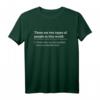 Two Types of People - Extrapolate Incomplete Data T-Shirt für Statistik, Data Science & Deep Learning Enthusiasten
