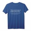 Two Types of People - Extrapolate Incomplete Data T-Shirt für Statistik, Data Science & Deep Learning Enthusiasten