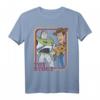 HapDog Pixar Toy Story 4 Woody & Buzz Vintage Portrait T-Shirt - Offiziell lizenziert, ideales Geschenk für Fans
