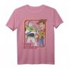 HapDog Pixar Toy Story 4 Woody & Buzz Vintage Portrait T-Shirt - Offiziell lizenziert, ideales Geschenk für Fans
