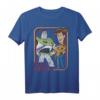 HapDog Pixar Toy Story 4 Woody & Buzz Vintage Portrait T-Shirt - Offiziell lizenziert, ideales Geschenk für Fans