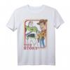 HapDog Pixar Toy Story 4 Woody & Buzz Vintage Portrait T-Shirt - Offiziell lizenziert, ideales Geschenk für Fans