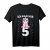 Kinder 5. Geburtstag T-Shirt für Mädchen – Süßes Einhorn Design & Ich Bin Schon 5 Geschenkidee für den Kindergeburtstag