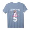 Kinder 5. Geburtstag T-Shirt für Mädchen – Süßes Einhorn Design & Ich Bin Schon 5 Geschenkidee für den Kindergeburtstag