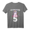 Kinder 5. Geburtstag T-Shirt für Mädchen – Süßes Einhorn Design & Ich Bin Schon 5 Geschenkidee für den Kindergeburtstag