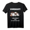 Kuh Schlafshirt Pyjama Nachthemd - Lustiges Schlafoutfit für Damen, Herren und Teenager als Geschenk für Langschläfer und Morgenmuffel