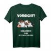 Kuh Schlafshirt Pyjama Nachthemd - Lustiges Schlafoutfit für Damen, Herren und Teenager als Geschenk für Langschläfer und Morgenmuffel