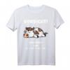 Kuh Schlafshirt Pyjama Nachthemd - Lustiges Schlafoutfit für Damen, Herren und Teenager als Geschenk für Langschläfer und Morgenmuffel