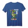 Kinder Geburtstagsshirt 3 Jahre Junge Dinosaurier Dino - Lustiges Geburtstagsshirt für den dritten Geburtstag, perfekt für Dino-Liebhaber