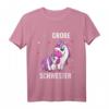Kinder Schwester T-Shirt mit Einhorn - Süßes Partnerlook Geschenk für große und kleine Schwestern zu Geburt, Geburtstag, Weihnachten oder Ostern