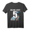 Kinder Polizei T-Shirt zum 5. Geburtstag - Süßes Geschenk für Jungen und Mädchen, ideal für Kindergarten und Schule