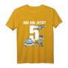 Kinder Polizei T-Shirt zum 5. Geburtstag - Süßes Geschenk für Jungen und Mädchen, ideal für Kindergarten und Schule