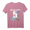 Kinder Polizei T-Shirt zum 5. Geburtstag - Süßes Geschenk für Jungen und Mädchen, ideal für Kindergarten und Schule