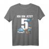 Kinder Polizei T-Shirt zum 5. Geburtstag - Süßes Geschenk für Jungen und Mädchen, ideal für Kindergarten und Schule