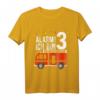 Kinder Geburtstag Feuerwehrauto T-Shirt für 3 Jahre Junge - Lustiges Geschenk für kleine Feuerwehr-Fans