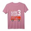 Kinder Geburtstag Feuerwehrauto T-Shirt für 3 Jahre Junge - Lustiges Geschenk für kleine Feuerwehr-Fans